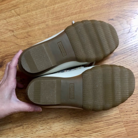 Women's Saltwater 1-Eye Ivory Plaid Duck Boot 5 - Picture 4 of 5